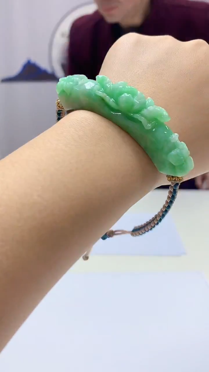 【闪购商品】定制翡翠未镶嵌5152ms-毛货81手牌