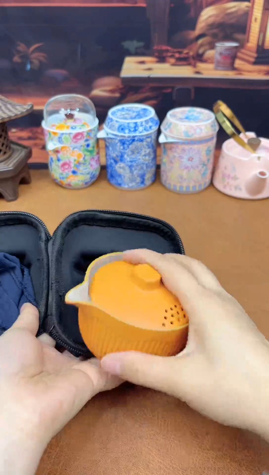 【闪购商品】陶瓷茶具摆件茶叶罐