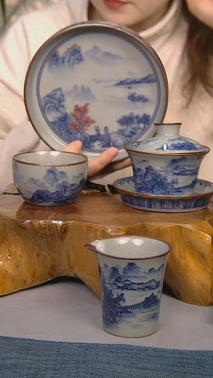 【闪购商品】简装家用款4件套 陶瓷家用茶具系列