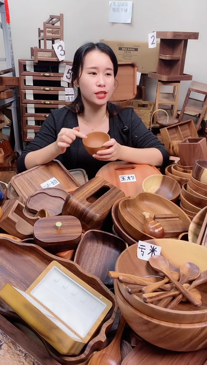 木 南美胡桃木碗10*5cm   内销   到手2个 