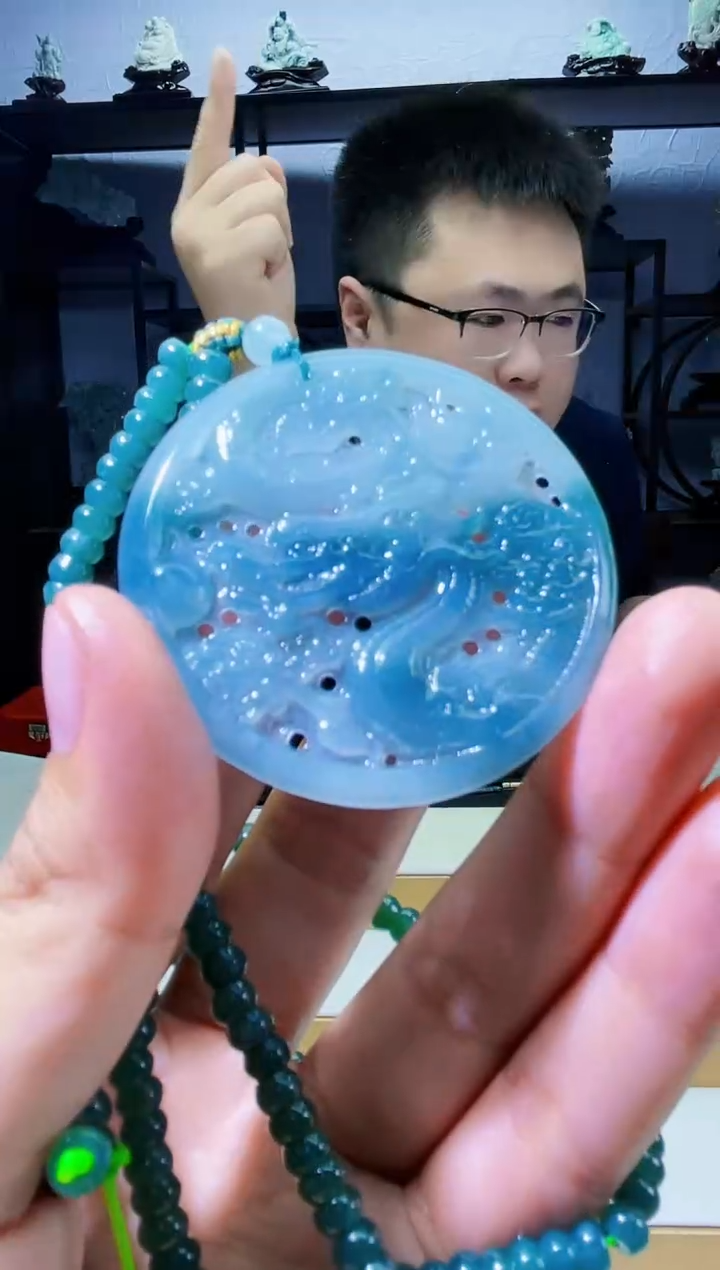 【闪购商品】定制翡翠未镶嵌毛货01270034多样性发其一