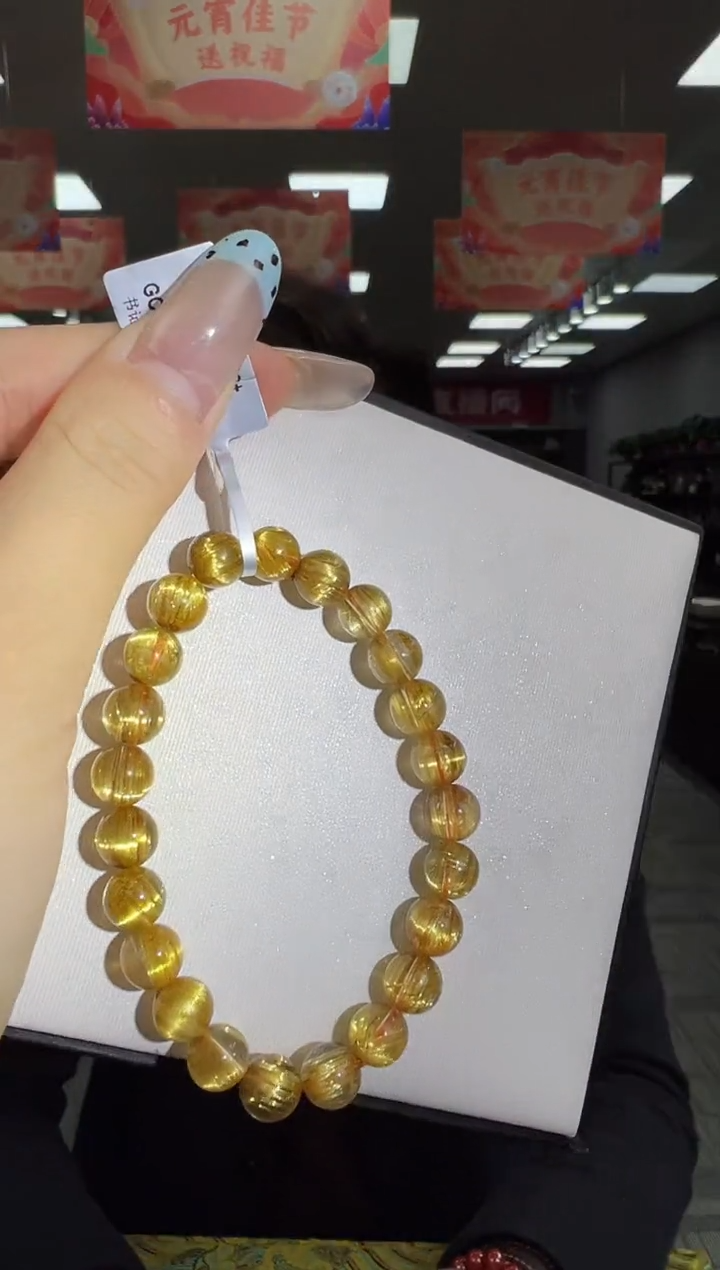 【闪购商品】水晶手链未镶嵌B37 gck989约8mm