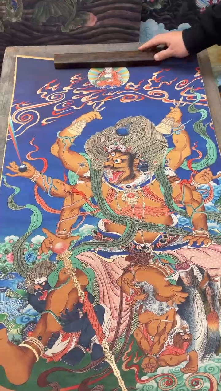 卷轴画大朱画院老六专属AA16