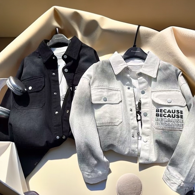 中童大童小童高档尾货直播专用牛仔库 短袖4