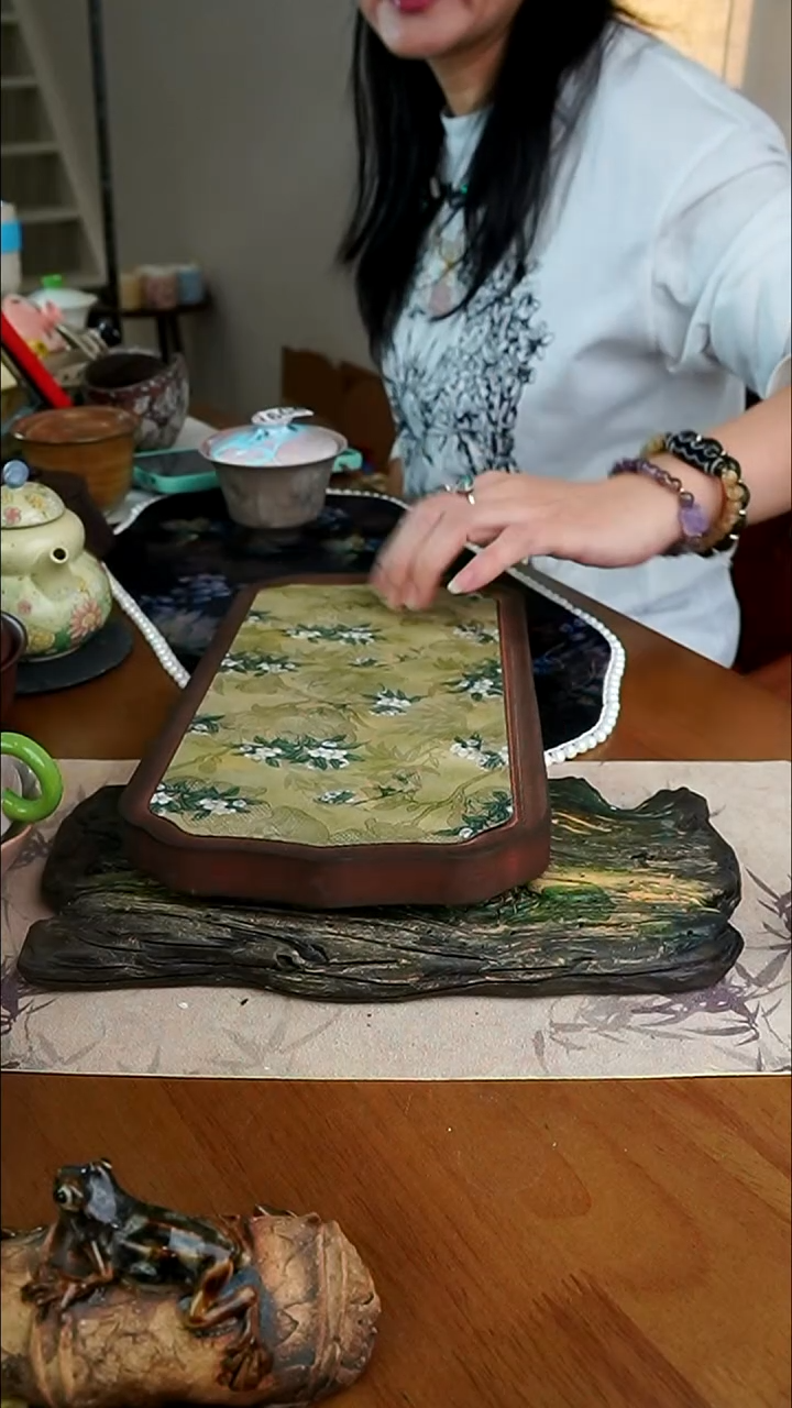 茶瓷物语国风茶盘