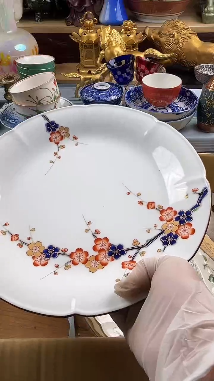 瓷片英歌瓷器满28包邮