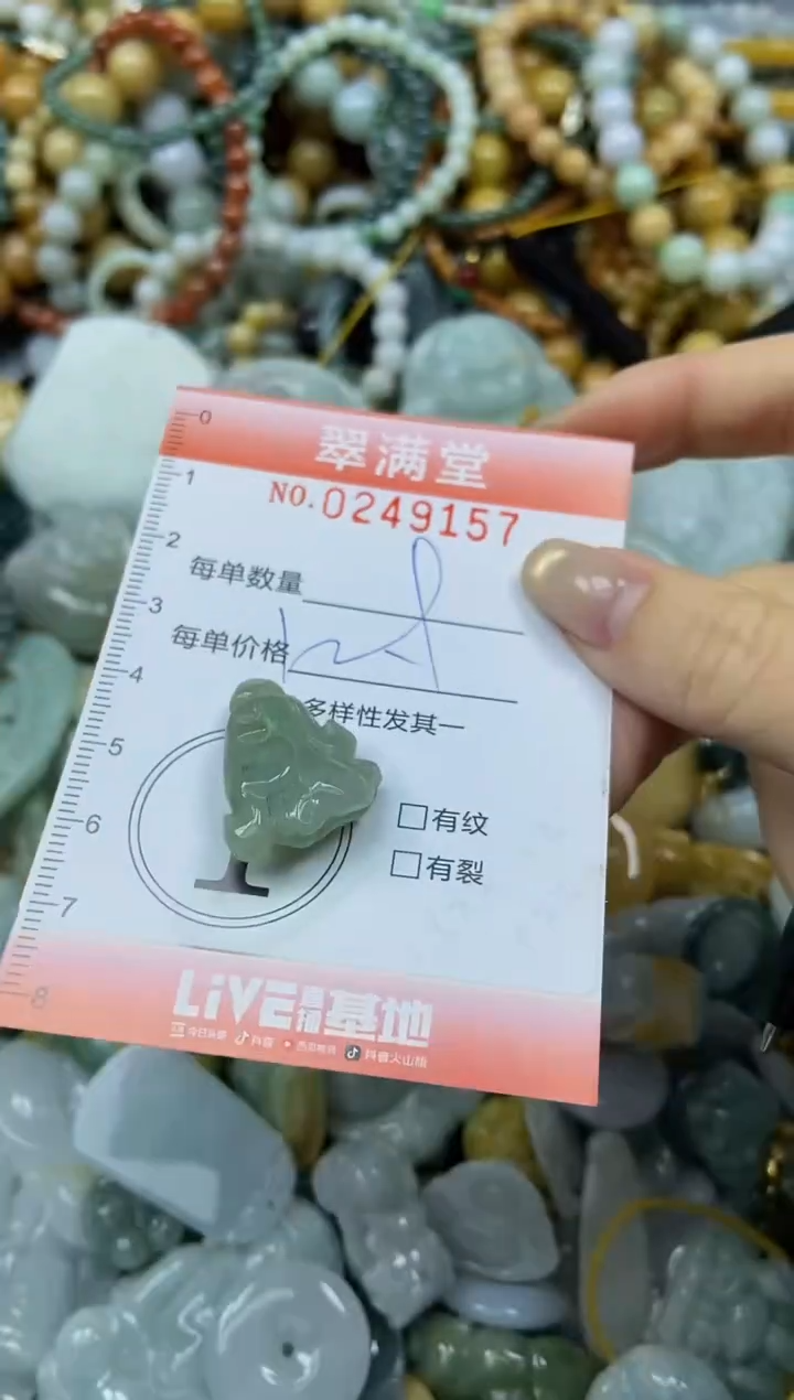 未镶嵌挂件翡翠闪购0249157