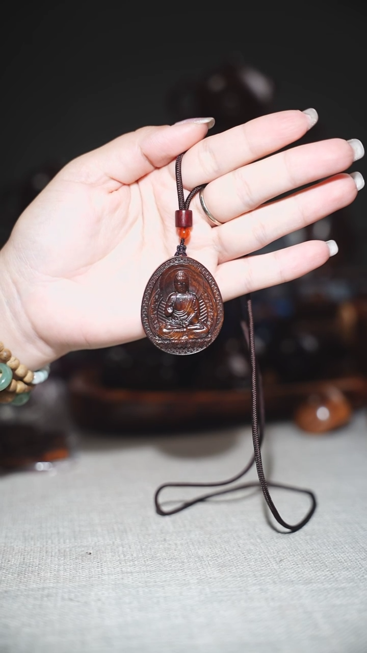 【闪购商品】黄花梨/降香黄檀吊坠大日如来