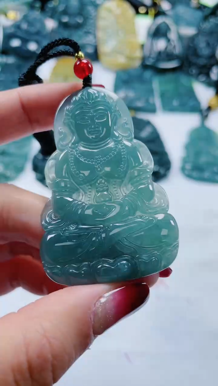 【闪购商品】翡翠颈饰未镶嵌多样性发货一件发货-度母观音