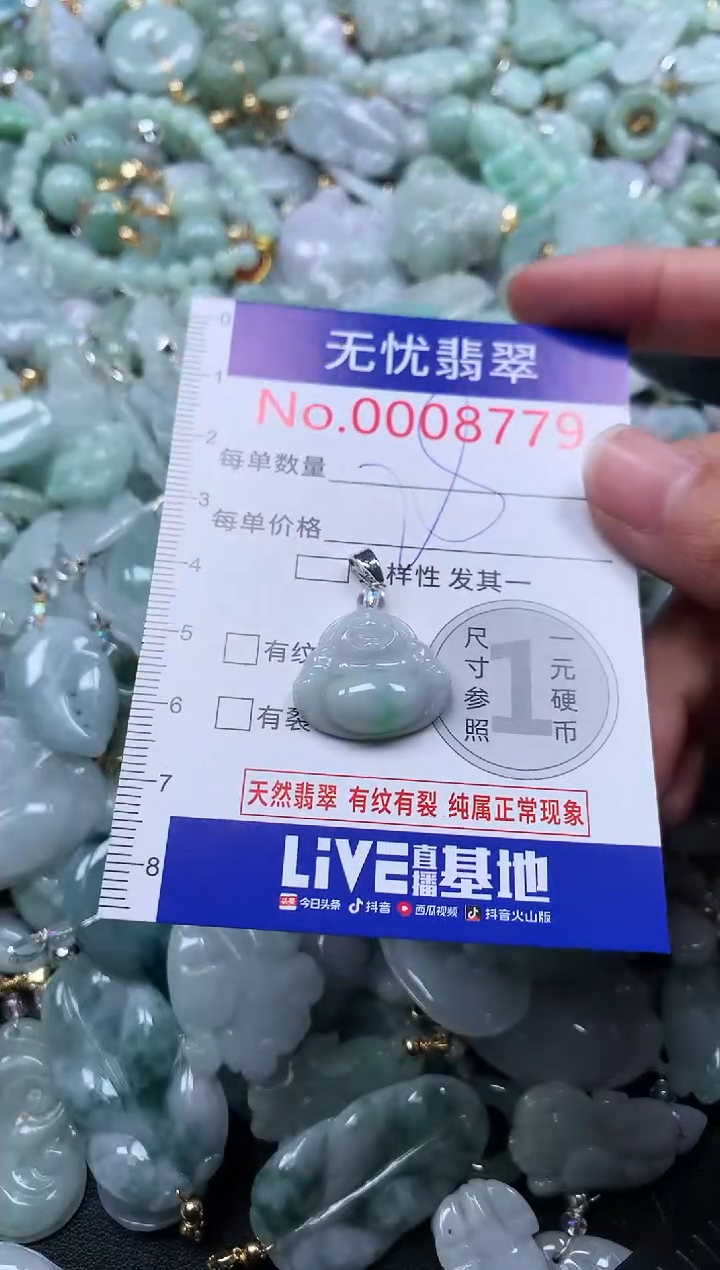 颈饰未镶嵌翡翠8779