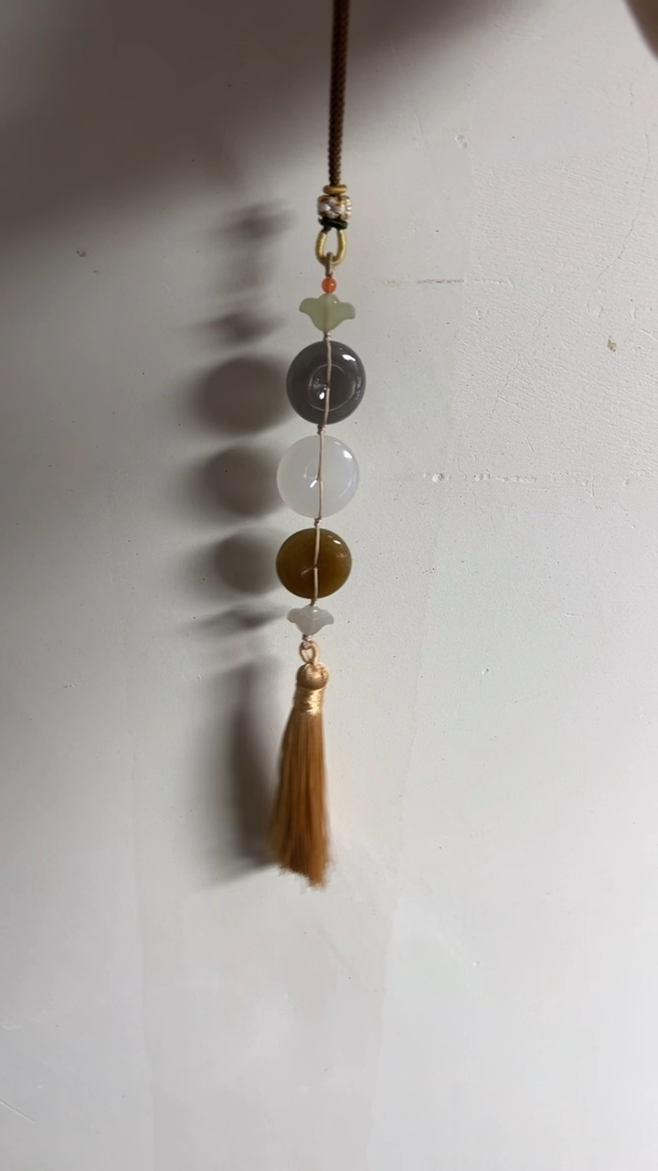 未镶嵌和田玉车挂快**使车挂