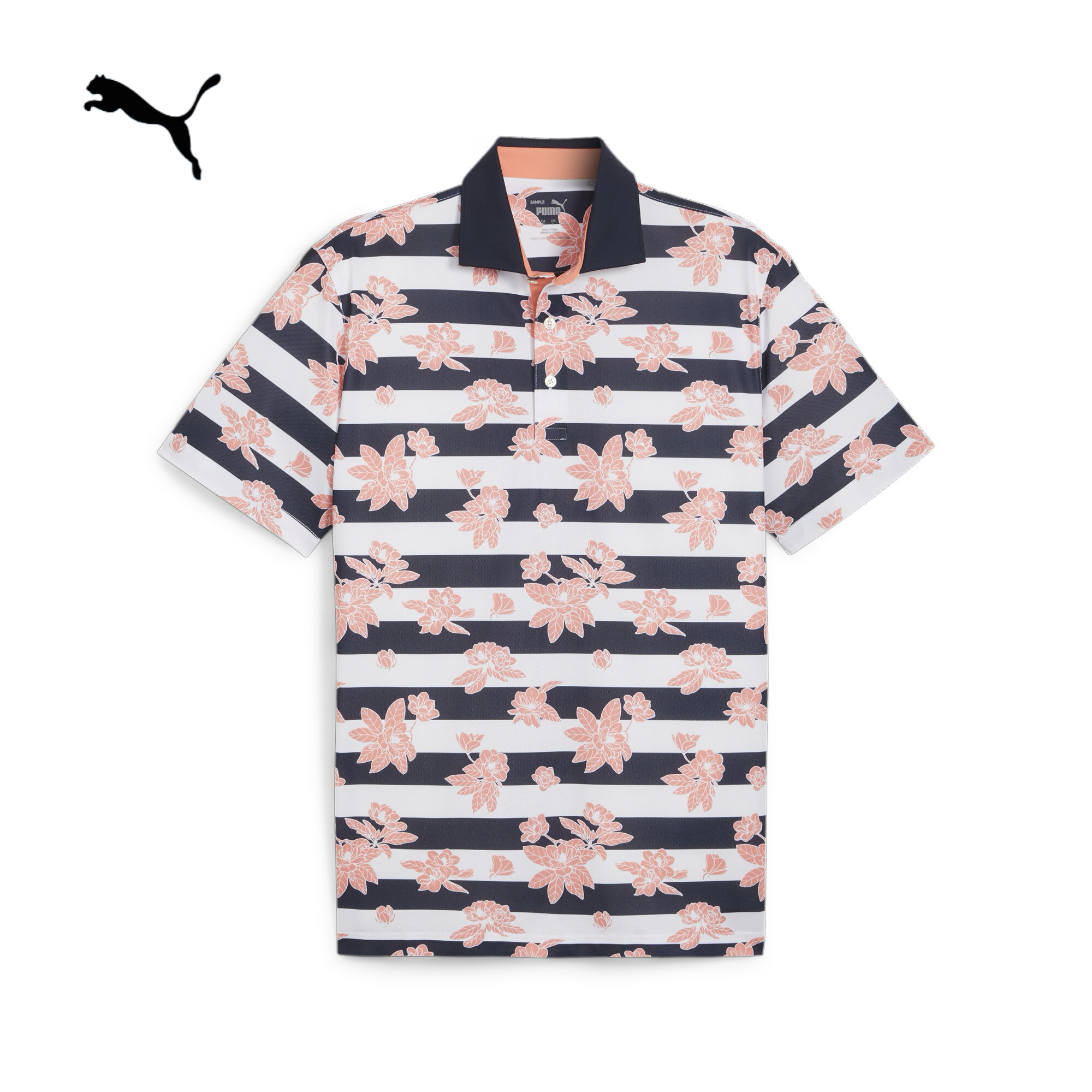 PUMA/彪马男士高尔夫速干高弹力时尚潮流透气翻领短袖 624488