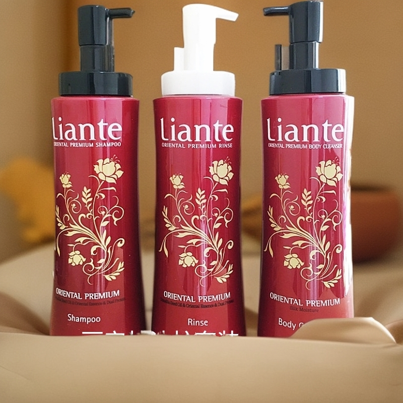 韩国liante丽安特红尊享洗发水护发素洗护香波山茶花顺滑600ml