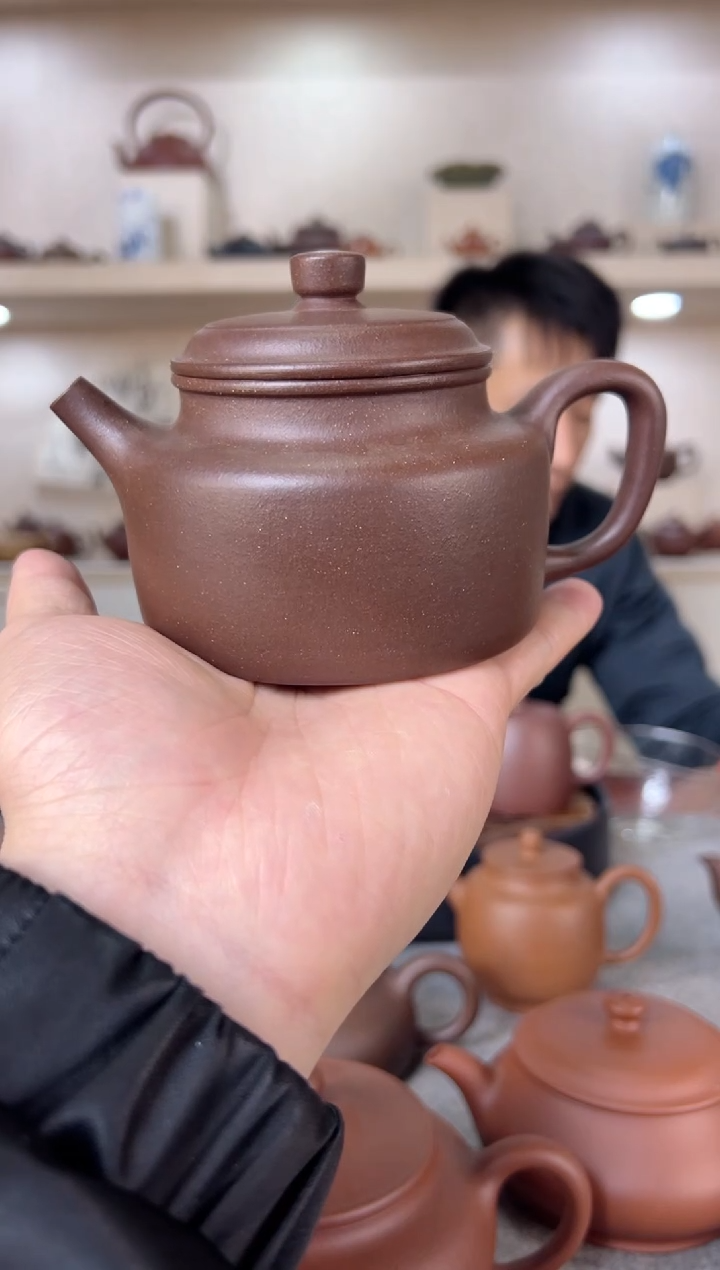 【闪购商品】紫砂茶壶德钟 紫泥 半手工