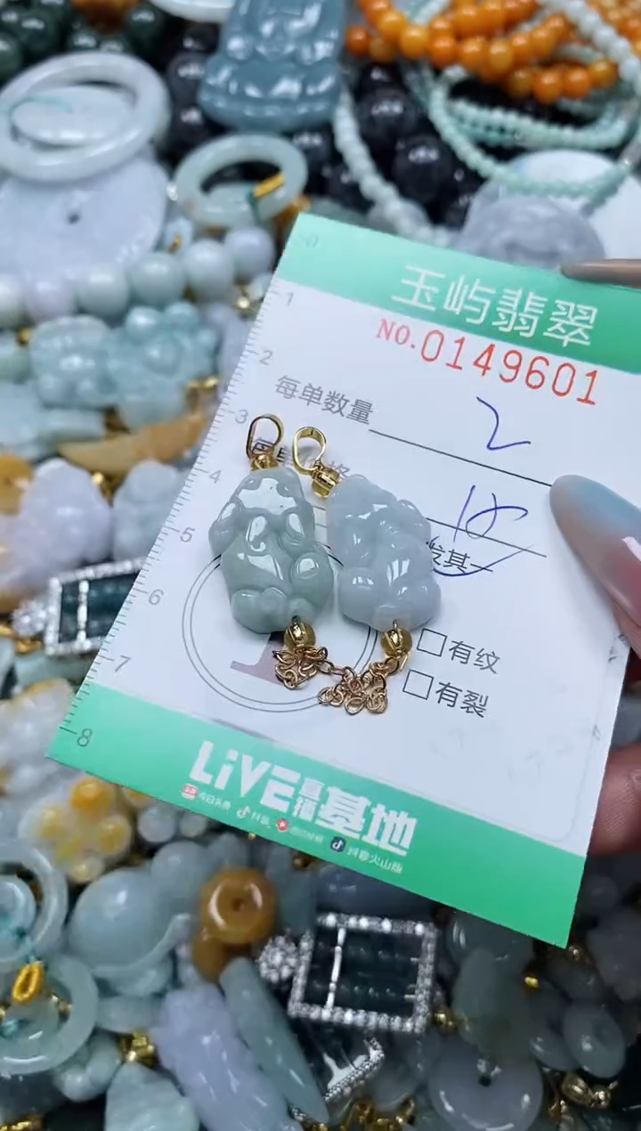 翡翠未镶嵌颈饰闪购0149601多样性发其一
