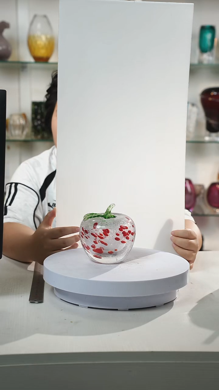 13高轻奢琉璃花器福利正常手工痕迹