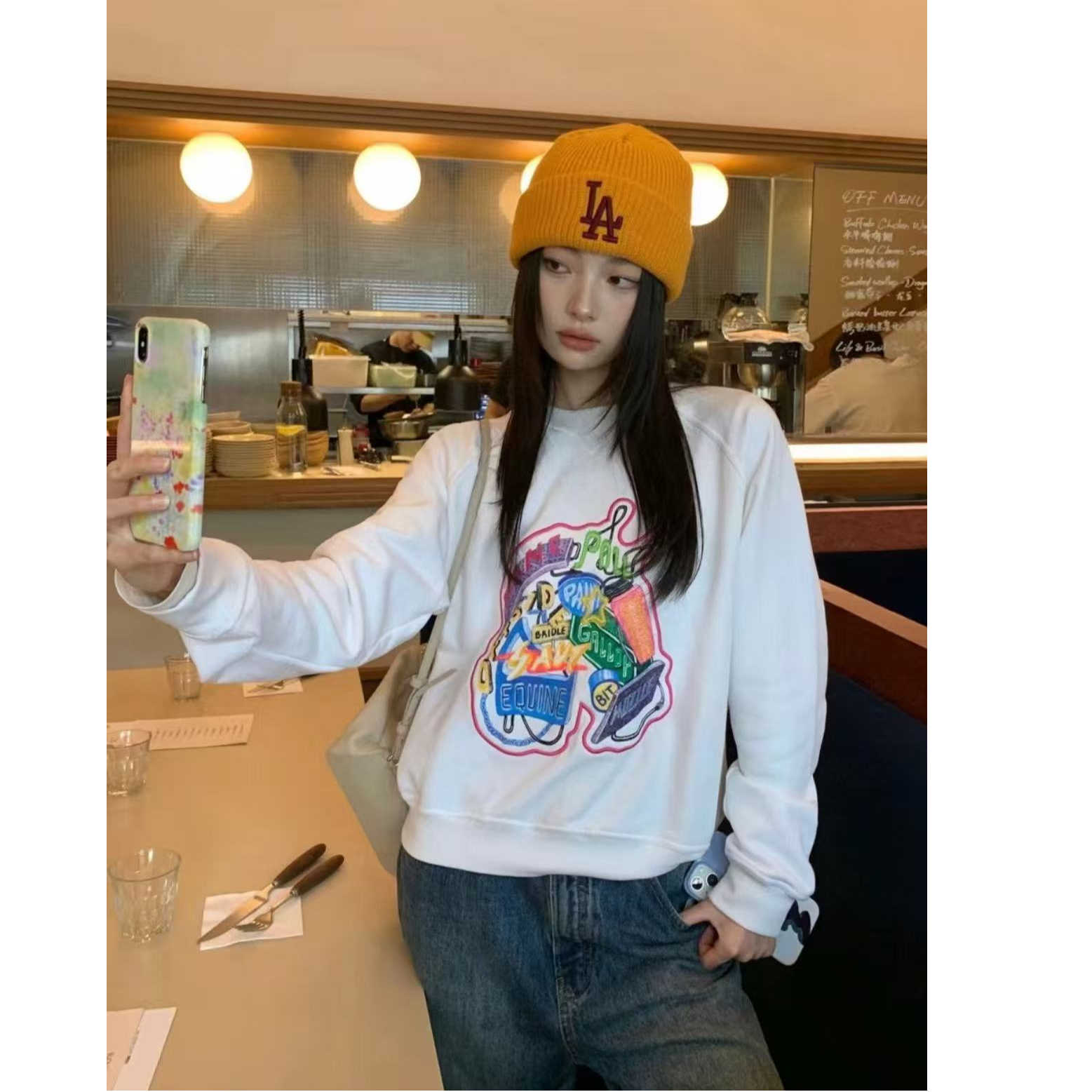 99新 Hermes/爱马仕 双双臻选/vv02081/爱马仕卫衣/36码