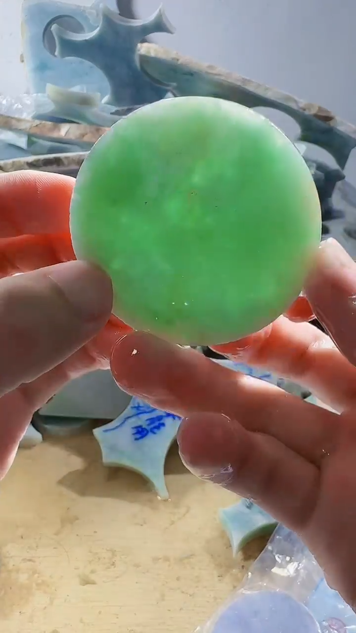 裸石翡翠天然缅甸翡翠2502