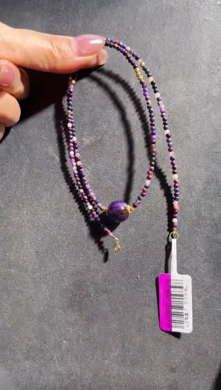 【闪购商品】苏纪石（舒俱来）项链18K金镶嵌多样性发一