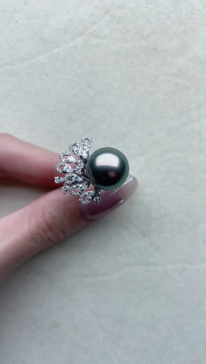 【闪购商品】海水珍珠戒指银S925镶嵌Y109