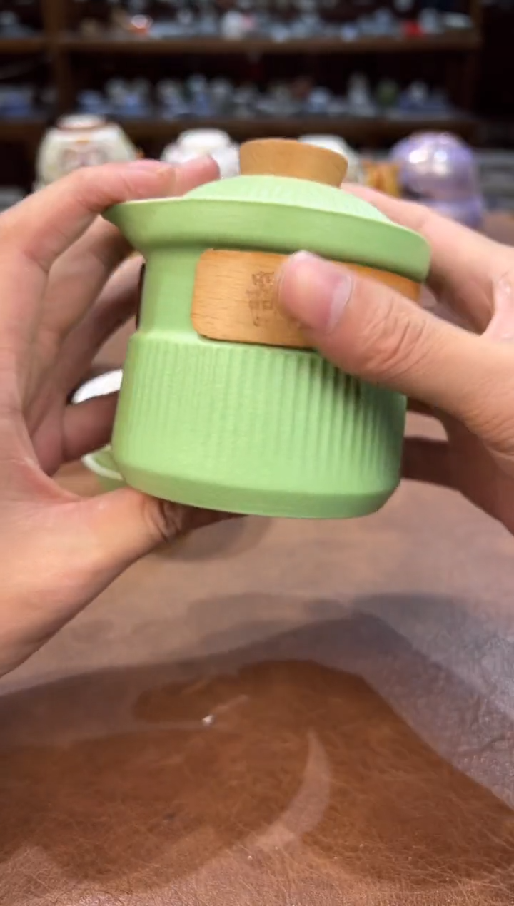 真的很便宜超好看会开片的旅行茶具