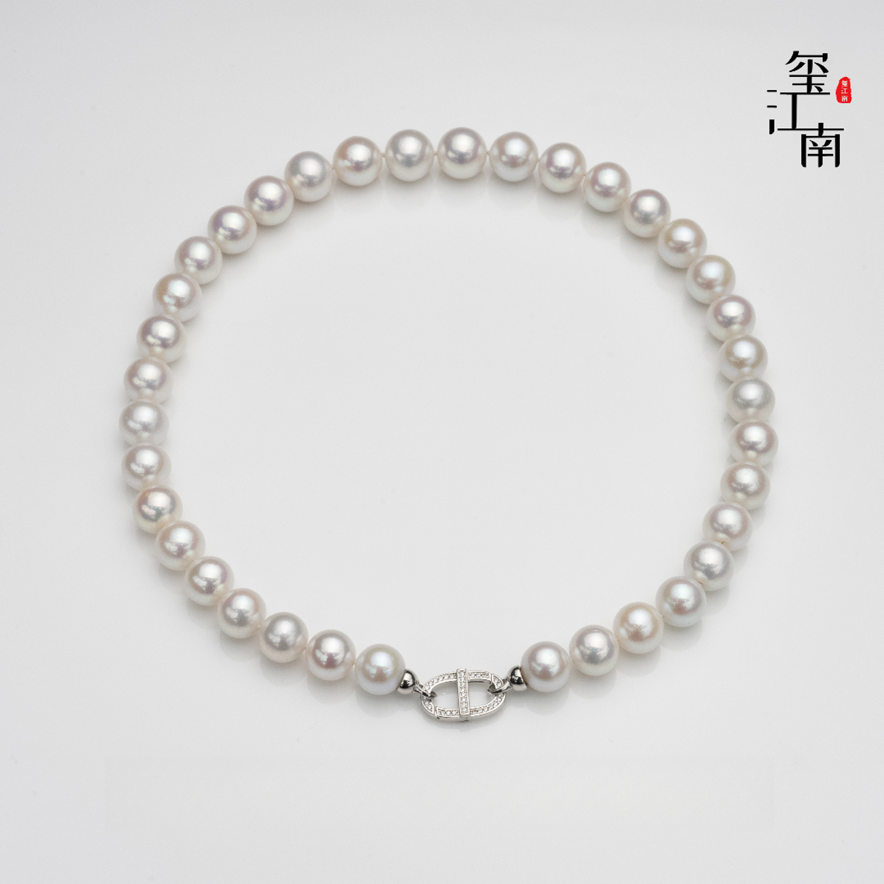【超级樱花粉】淡水珍珠项链S925银爱迪生龙珠妈妈链11-13mm FX0182