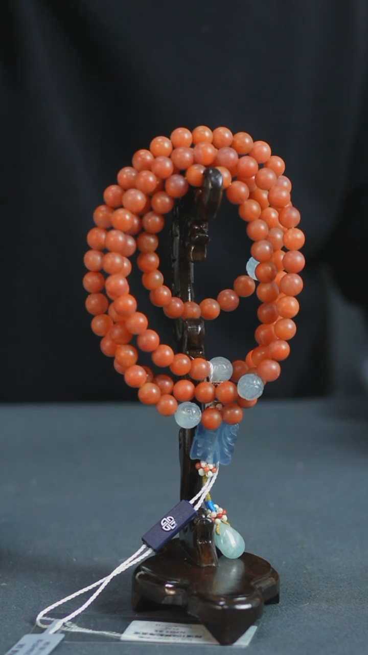 【闪购商品】铜南红108长串 福源堂 W