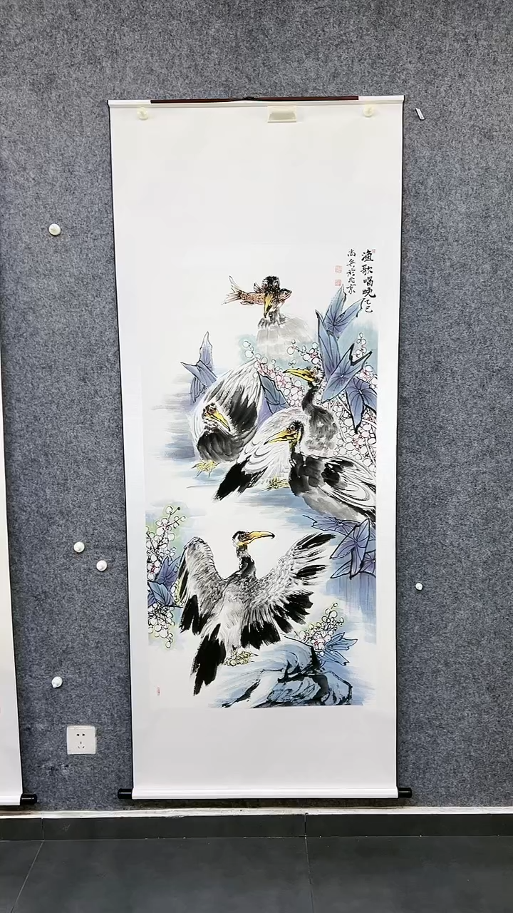 国画gsb老师花鸟国画作品