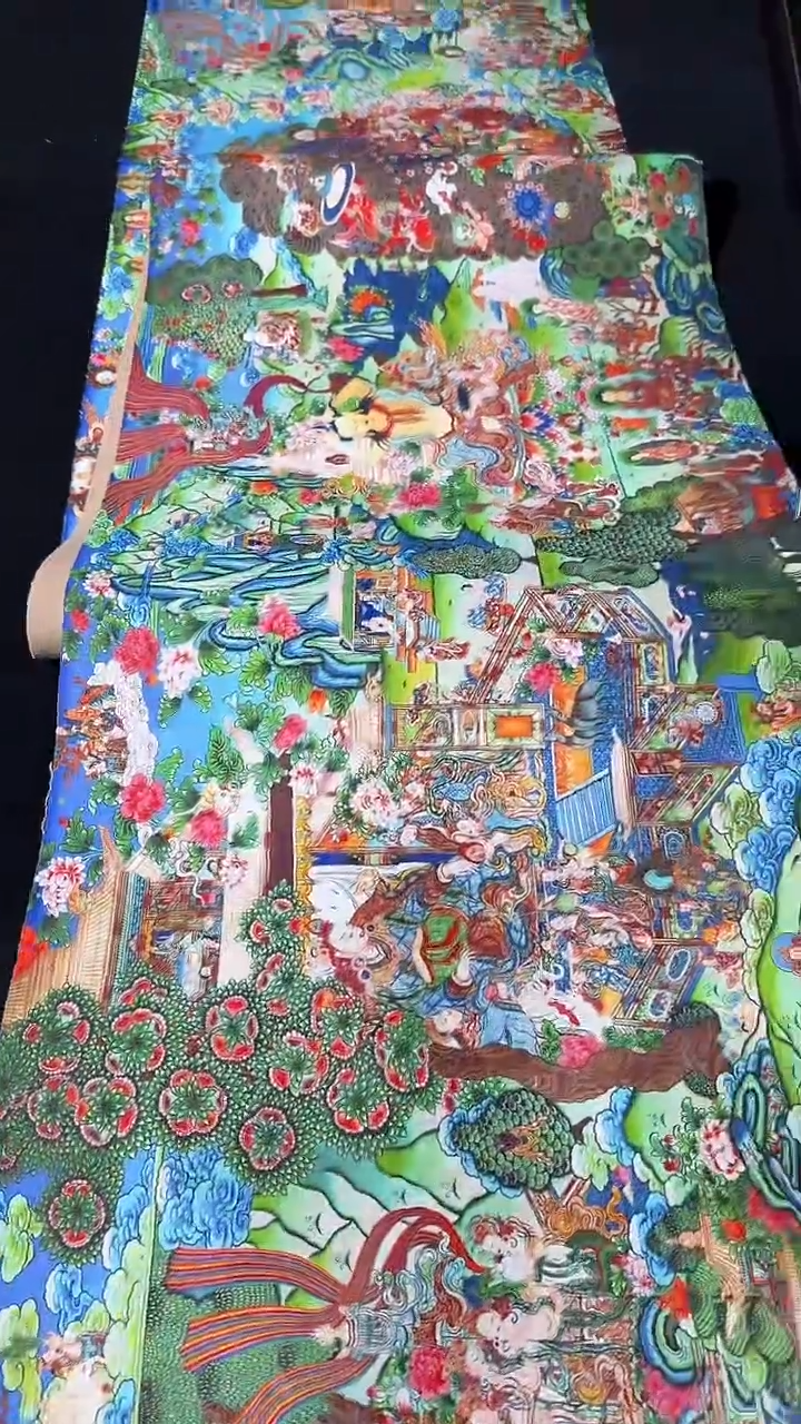 卷轴画藏式珍藏彩绘艺术馆76