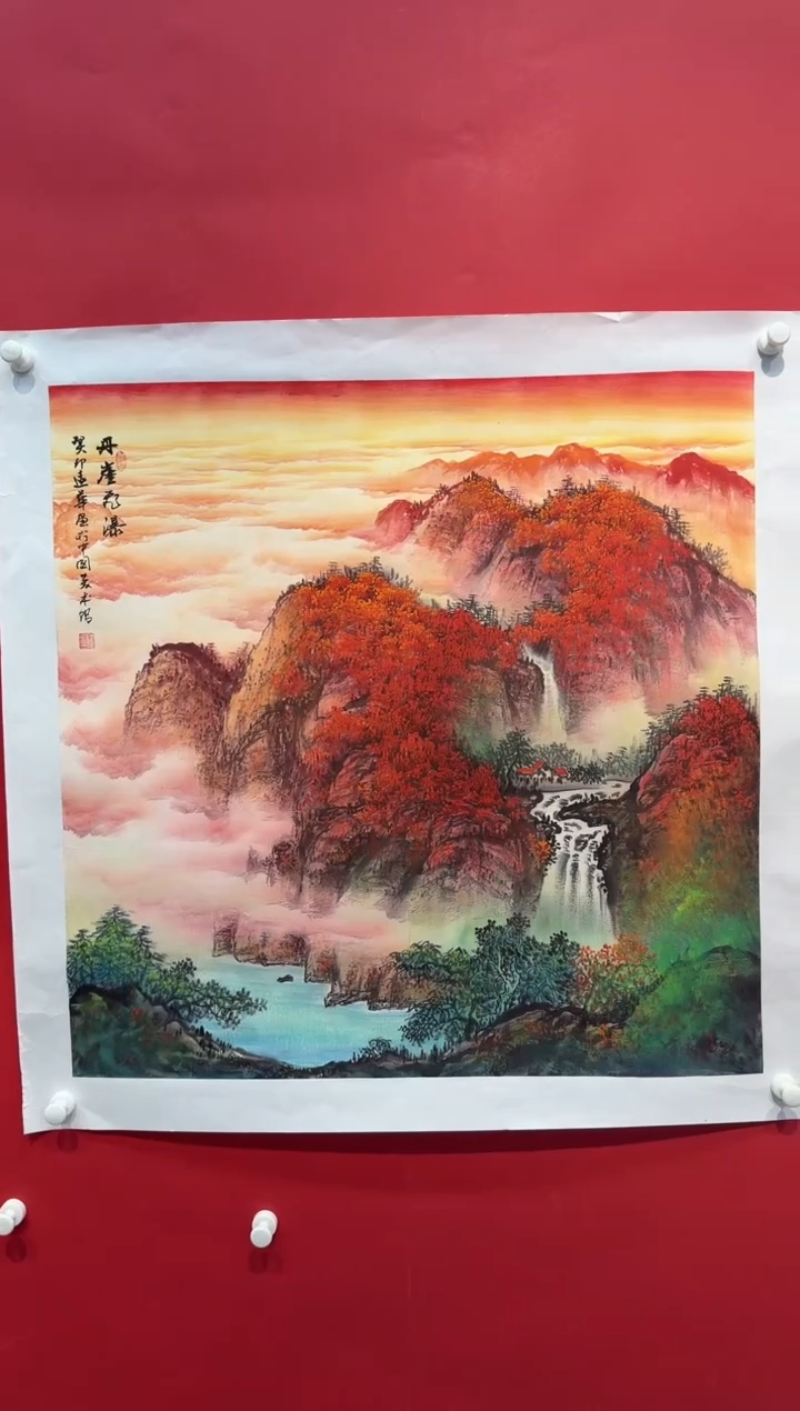国画画家陆远华纯手绘原作