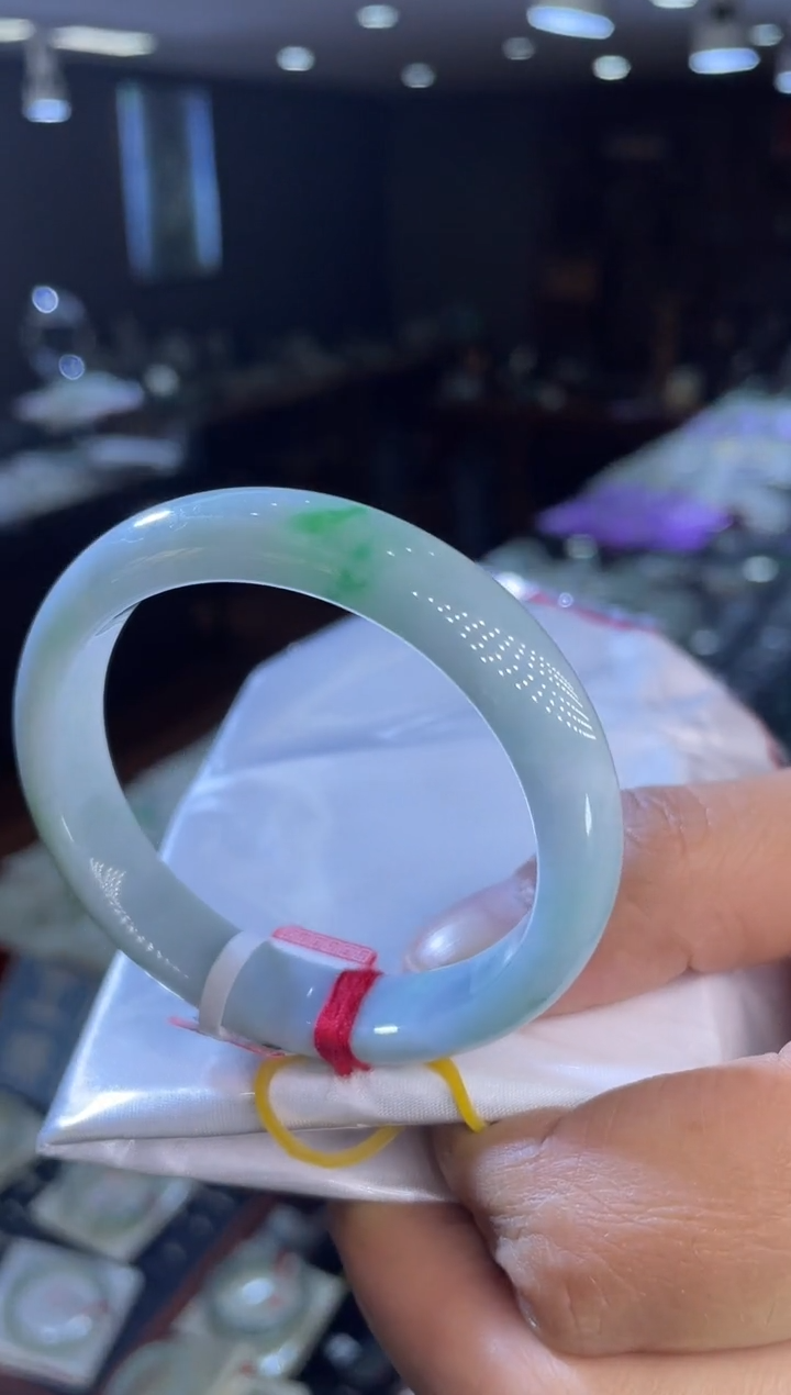 未镶嵌手镯翡翠正圈51-52