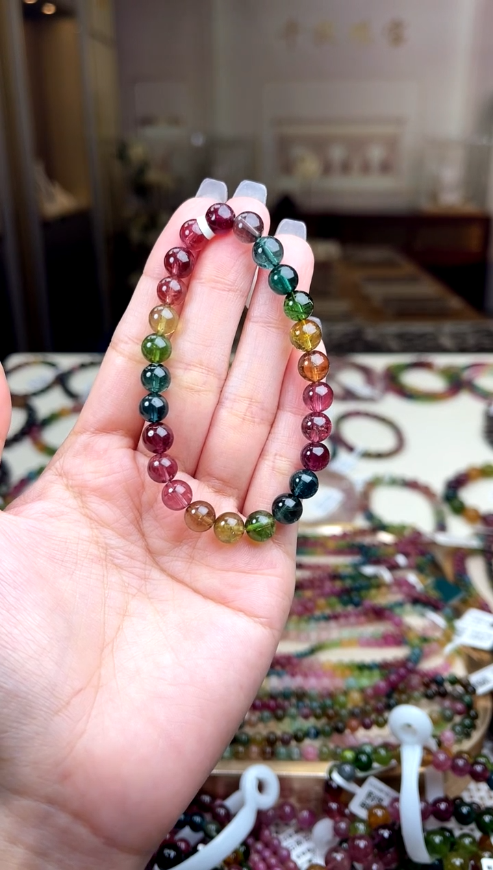 【闪购商品】碧玺/未镶嵌7mm+碧玺单圈多样性发货