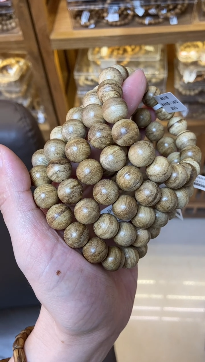 手串沉香马尼涝圆珠单圈1.3+多样性发其一