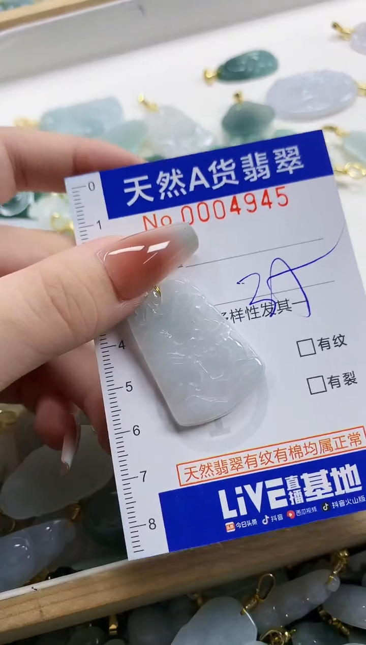 颈饰未镶嵌翡翠海*天然A货翡翠