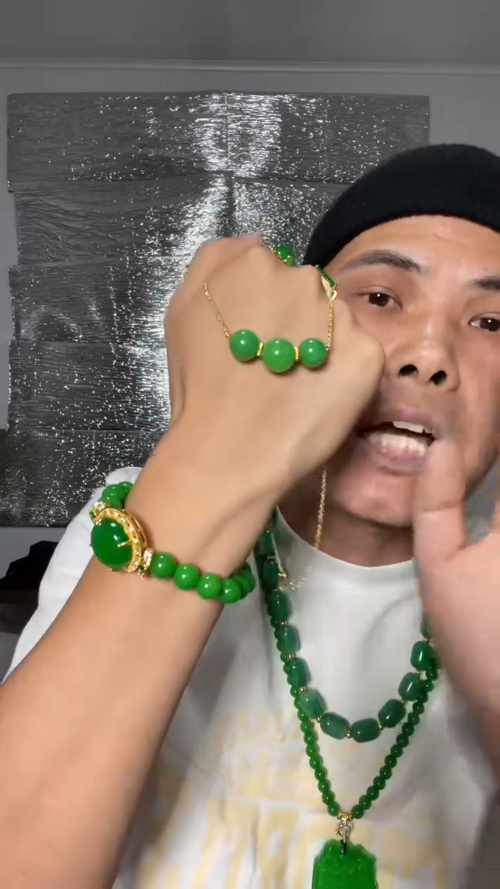 翡翠未镶嵌吊坠(赠链)【小伍珠宝】缅料三生三世吊坠