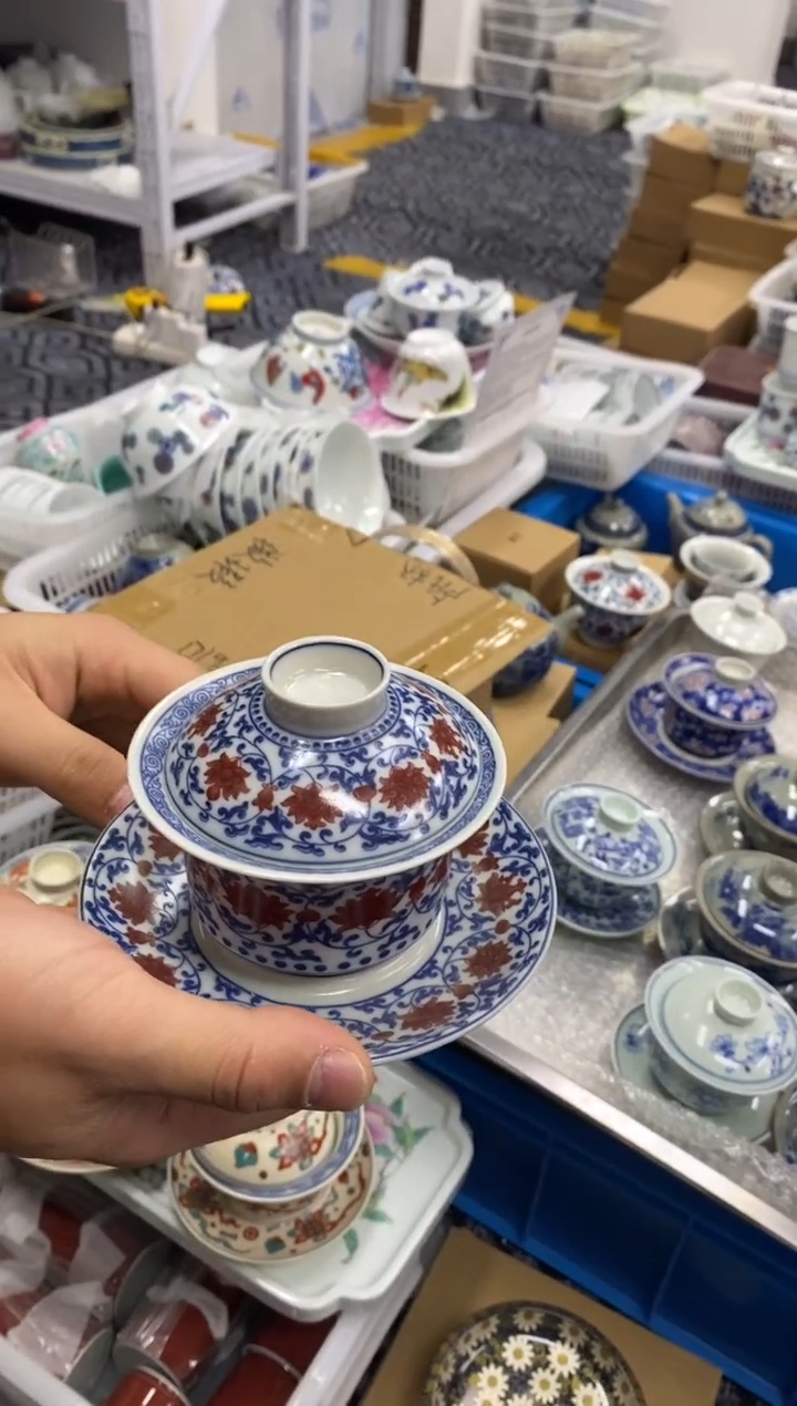 陶瓷景德陶瓷茶具容量约150