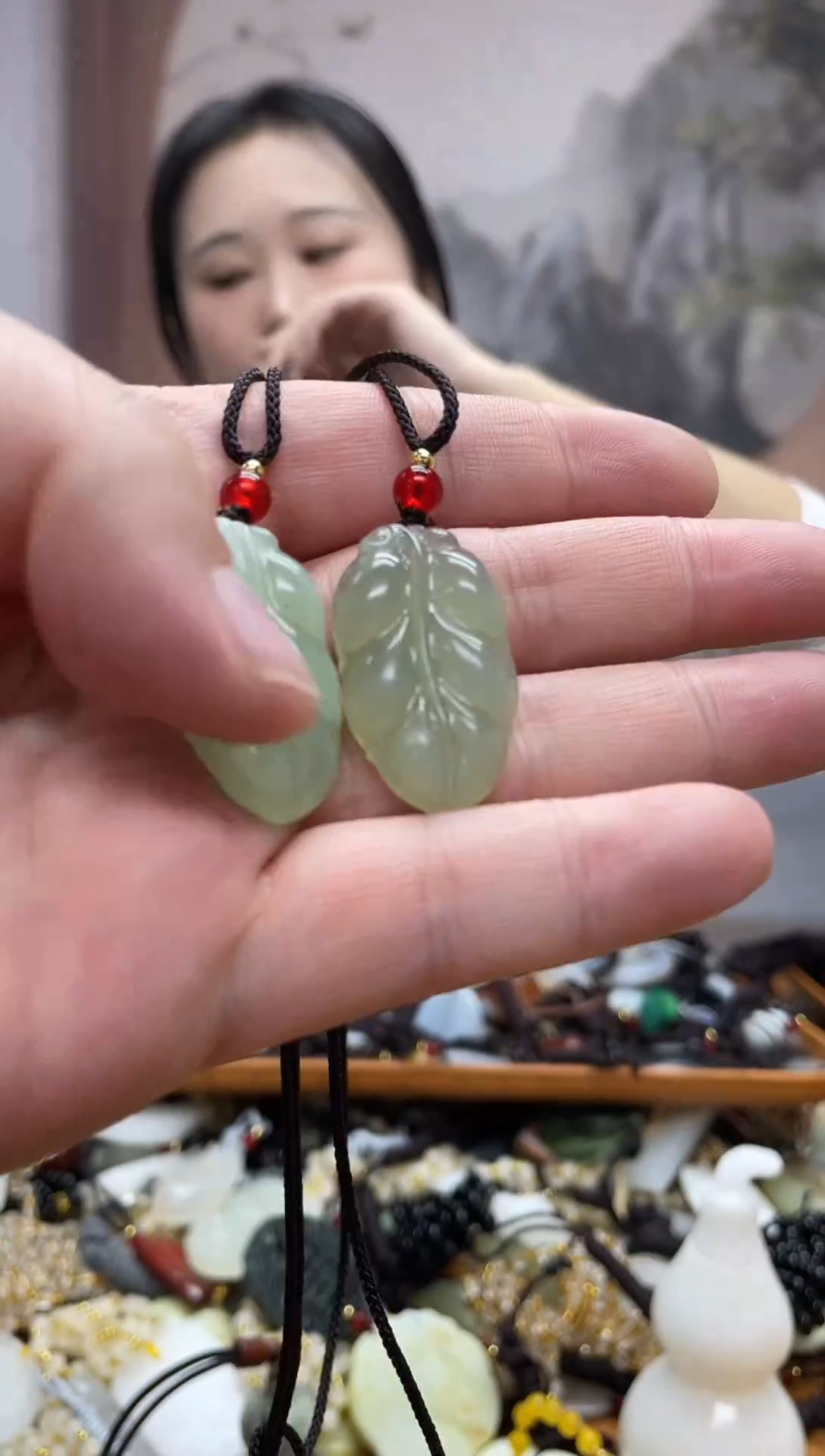 未镶嵌岫玉吊坠·