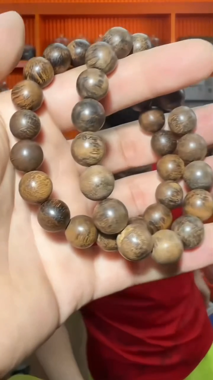 沉香手串93号沉水单圈多样性发一