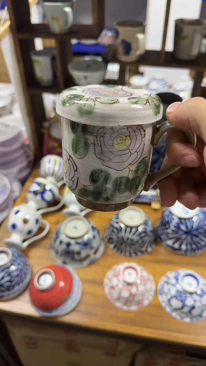 圆形日本进口陶瓷餐具 