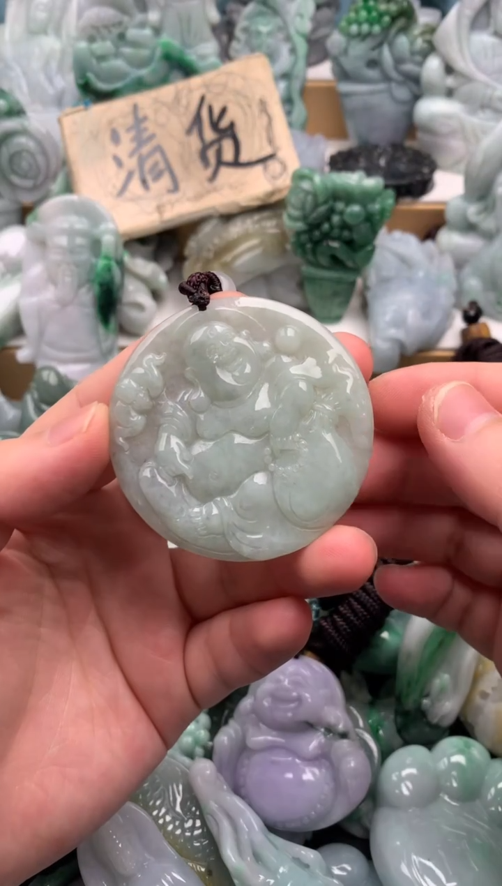 吊坠(不含链)未镶嵌翡翠1