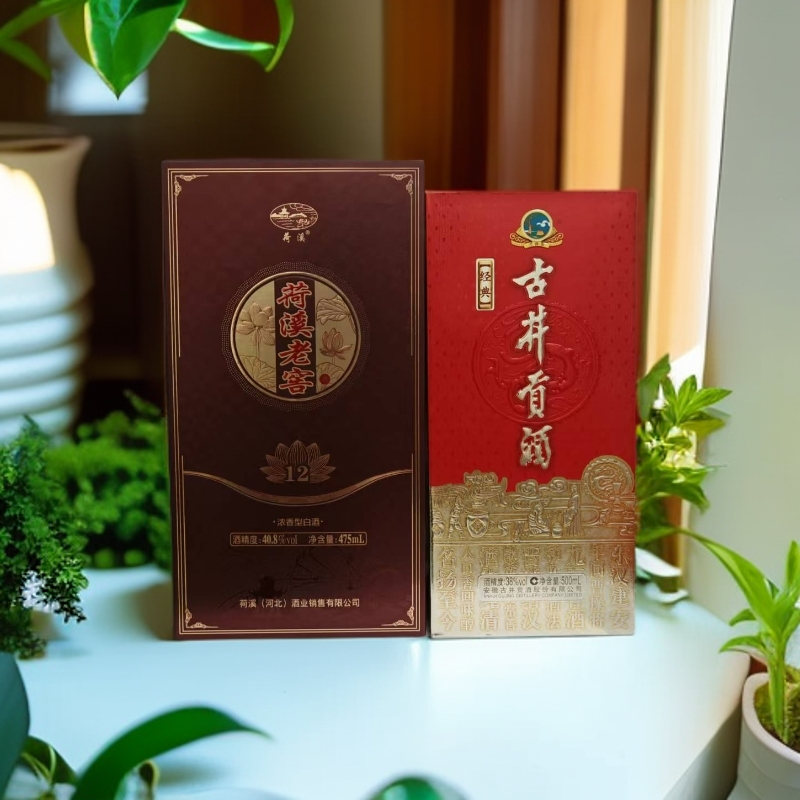 荷溪荷溪老窖（12）浓香型白酒    古井贡酒40.8度475