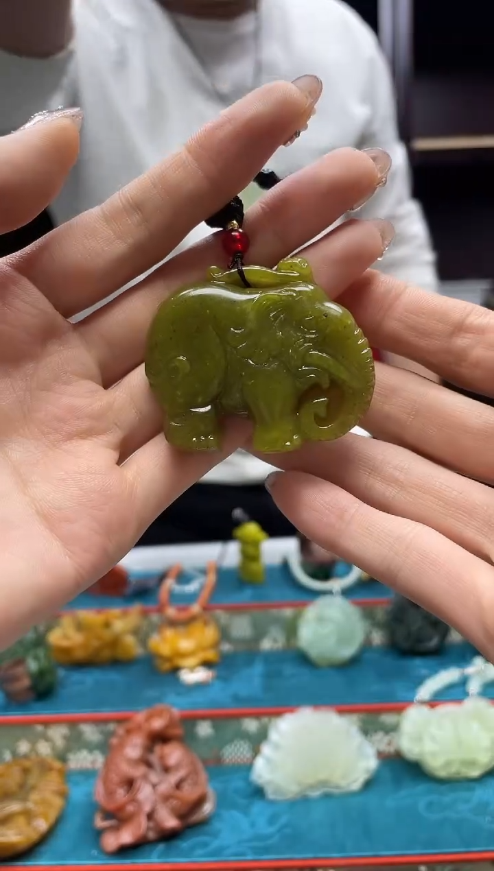 未镶嵌岫玉吊坠·多样性发*货拍一发一