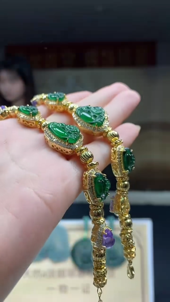 翡翠未镶嵌颈饰多样性发货【只发一件】*q38