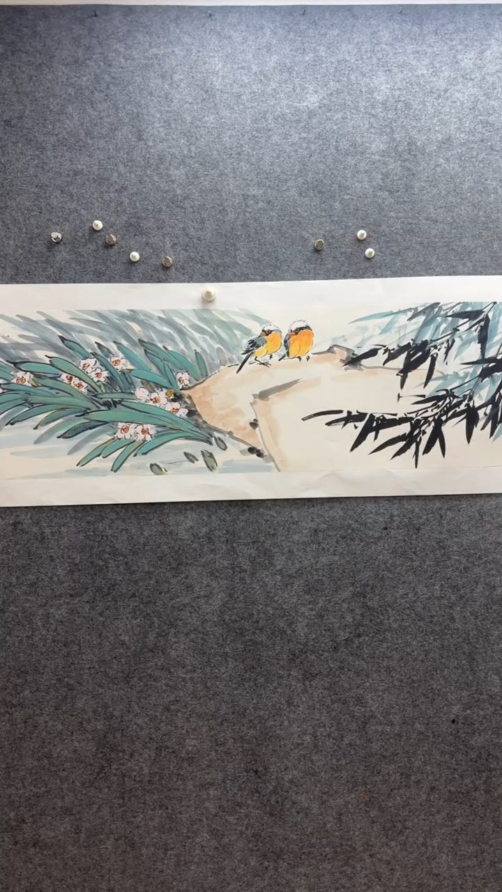 【闪购商品】国画盛祥昆手绘水仙图