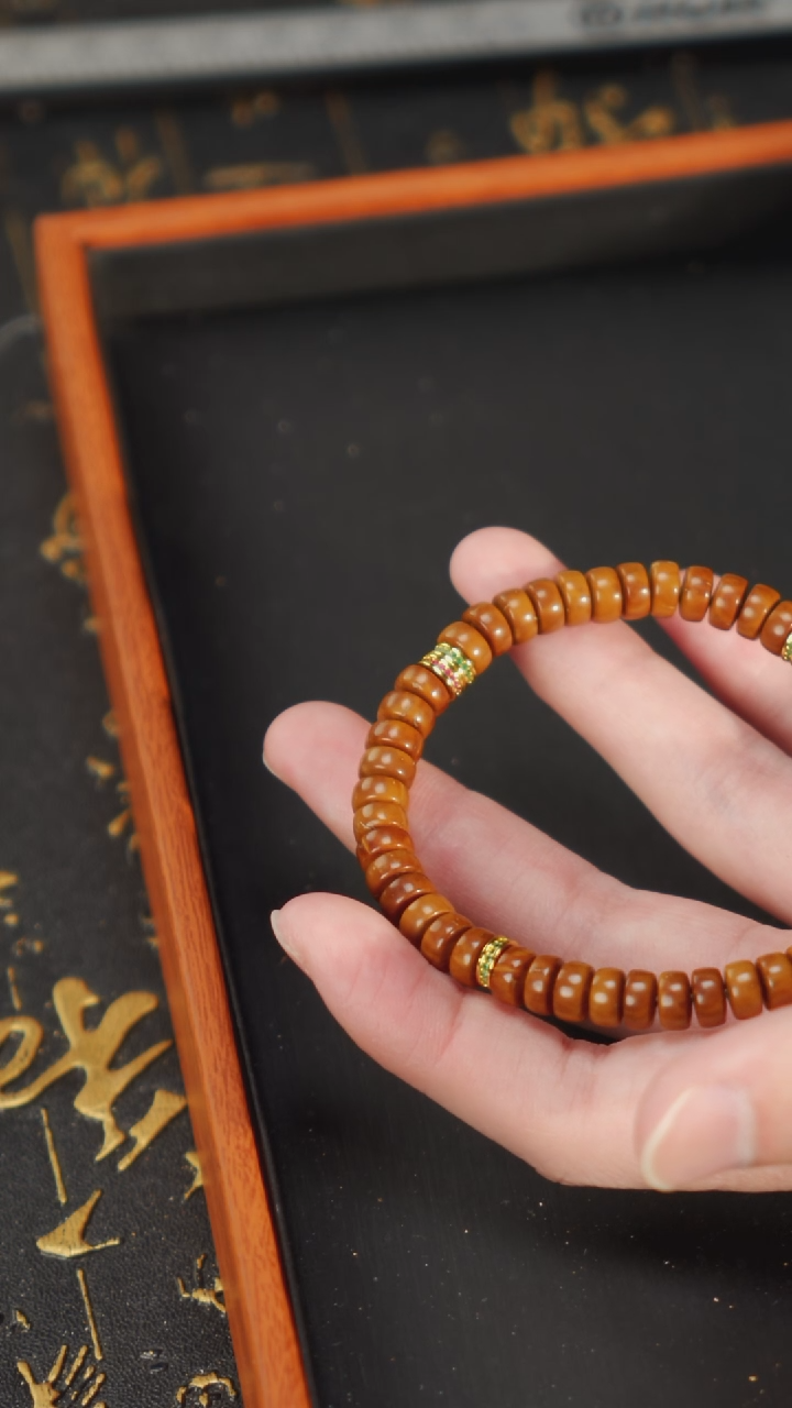 【闪购商品】紫金鼠手串紫金鼠实心一线天DIY