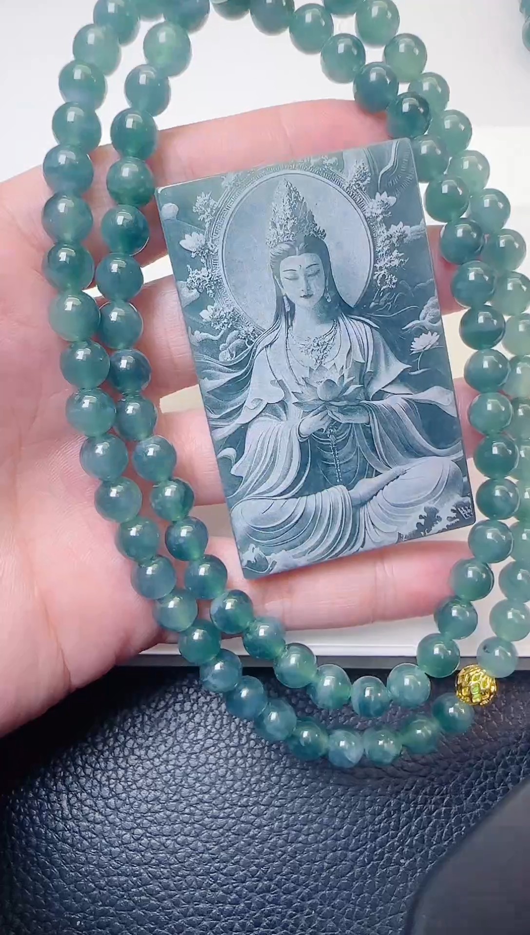 颈饰未镶嵌翡翠天然A货翡翠  多样性随机发其一