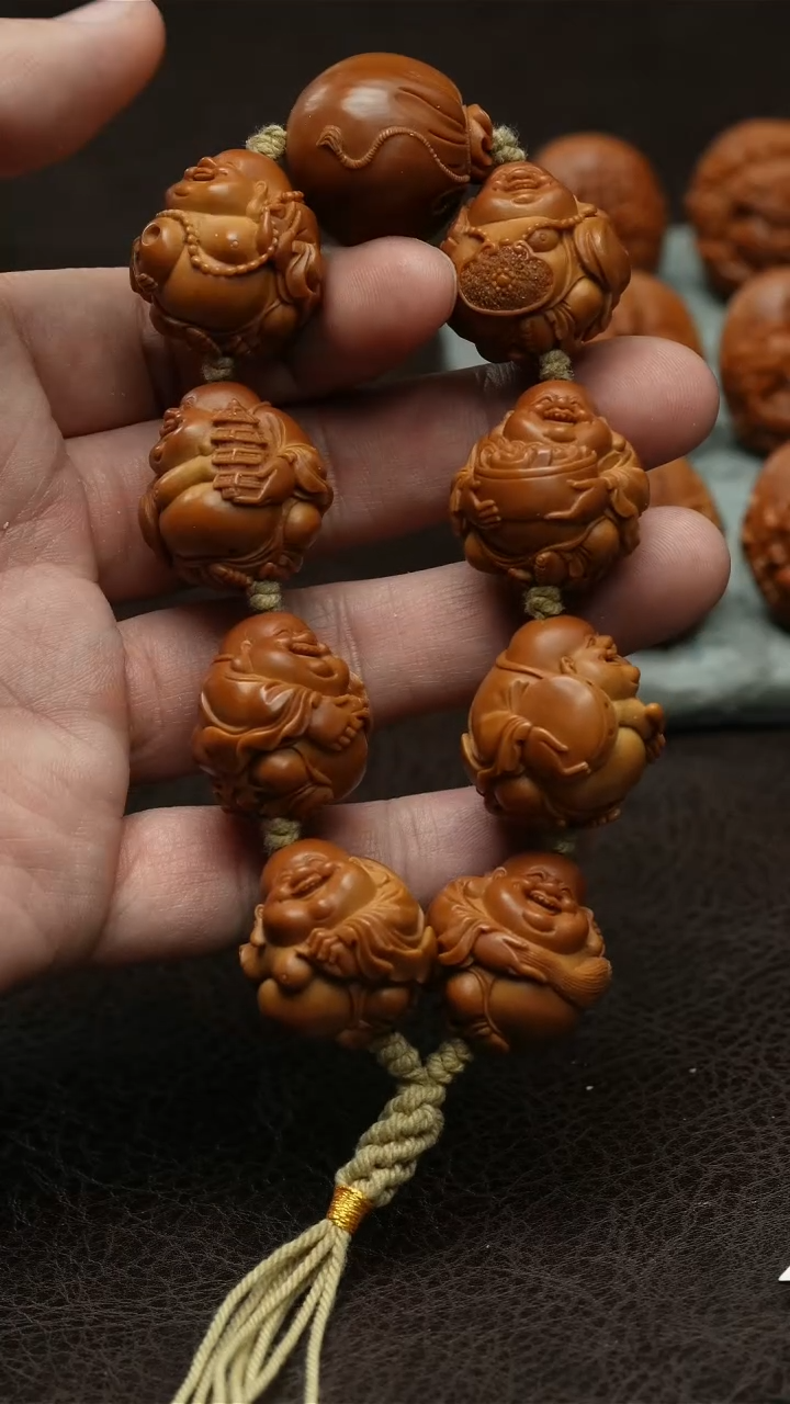 【闪购商品】橄榄核吊坠2.5弥勒佛