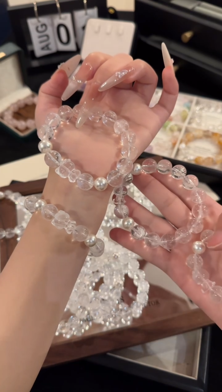 水晶手链合金kitty白阿赛x2210