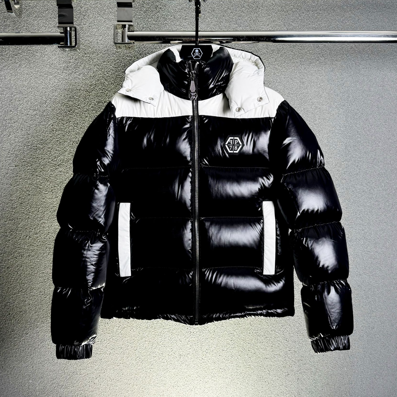 PLIPHPP PLEPN正品PP 正宗90白鸭绒连帽高端男士冬锁保暖温羽绒服