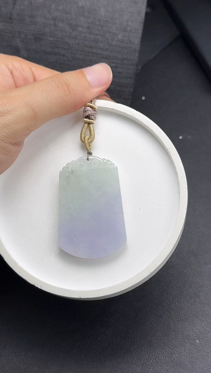 颈饰未镶嵌翡翠K844-1276无事牌